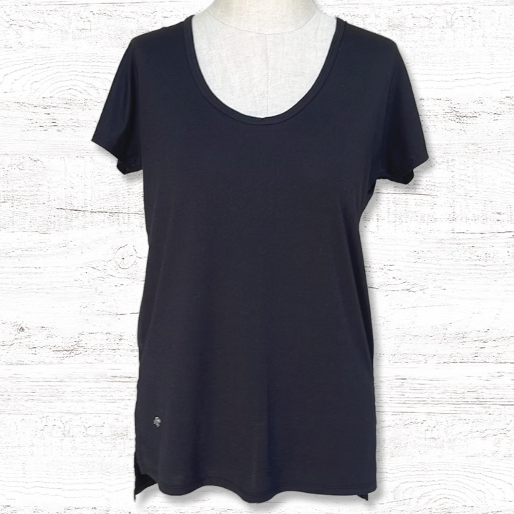 { BCBGMaxAzria } - Scoop Neck Shirt